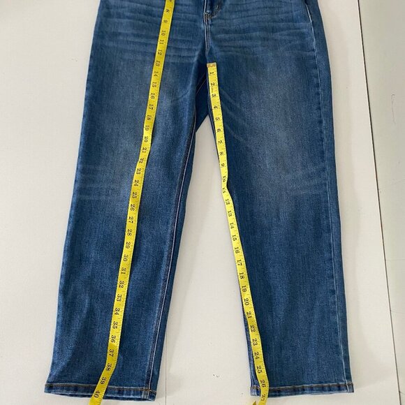 Scotch & Soda Amsterdam  Women's Denim Jeans Size 14 Blue Stretch Pink Badge - Picture 7 of 7